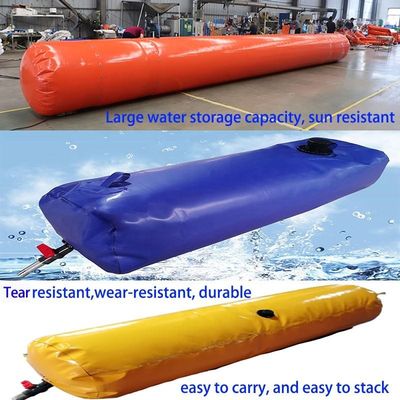 Flexible Potable Water Storage Bladder / Soft Flood Water Barrier