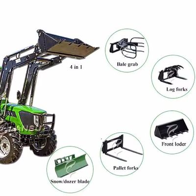 Farm Agriculture Tractor 4WD 50HP Small Four Wheel Tractor For Garden