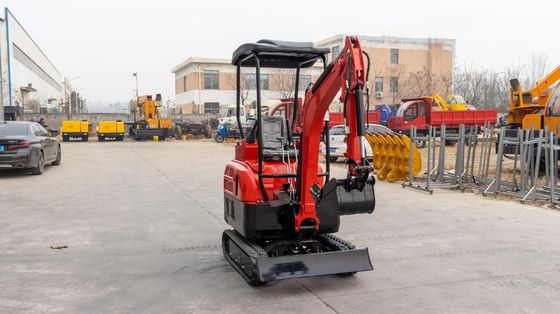 Discount Excavator Digger 2.0T Compact Mini Loader Digger High Speed Small Excavator Machine With Excavator Accessories