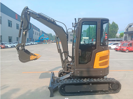 Farm Excavator Digger 3.5 Ton Mini Excavator Kubota Mini Loader With Closed Cabin