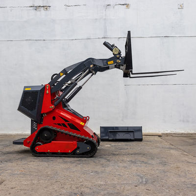 450KG Lifting Mini Loader Machine 25HP 23HP Rubber Tracked Skid Steer Loader