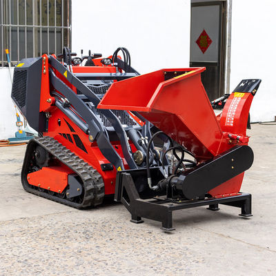 450KG Lifting Mini Loader Machine 25HP 23HP Rubber Tracked Skid Steer Loader