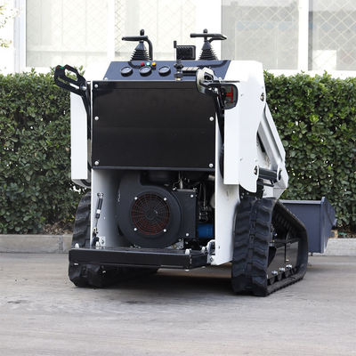 17.2kw Mini Loader Machine Disesel Crawler Micro Skid Steer Loader With Big Flow Hydraulic Valve