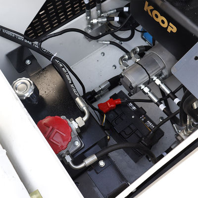 17.2kw Mini Loader Machine Disesel Crawler Micro Skid Steer Loader With Big Flow Hydraulic Valve