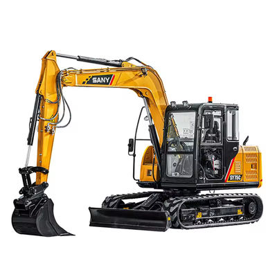 Used Excavator 2019 SANY Excavator 75C  7ton Used Excavator  SANY SY60C / 95C Crawler Excavator For Sale