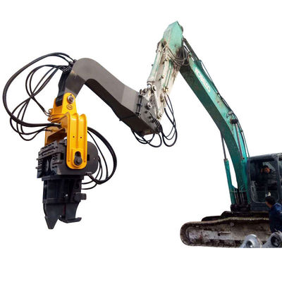 Excavator Attachments Pile Hammer Vibro Hammer Mounted Excavator For Foundation Pile