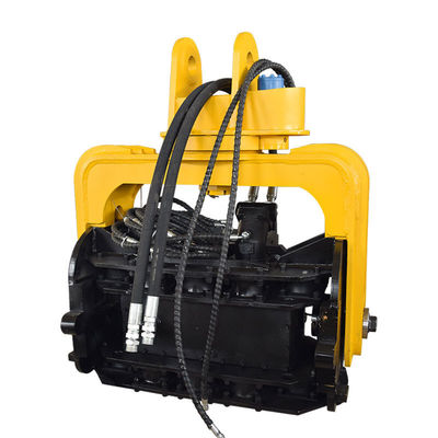 Excavator Attachments Pile Hammer Vibro Hammer Mounted Excavator For Foundation Pile