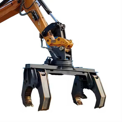 Excavator Attachments Hydraulic Equipment 13-25 Ton Excavator Machine Electric Wire Pole Grapple Pole Grabber