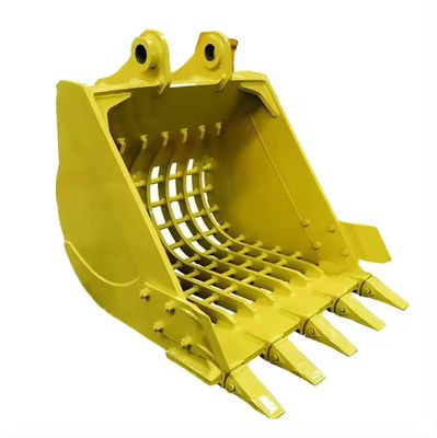 Excavator Digger Excavator Attachments Screen Bucket Screening Bucket Bucket Sieve Excavator Skeleton Bucket With Hole