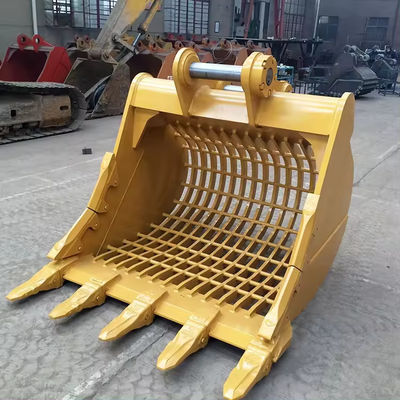 Excavator Digger Excavator Attachments Screen Bucket Screening Bucket Bucket Sieve Excavator Skeleton Bucket With Hole
