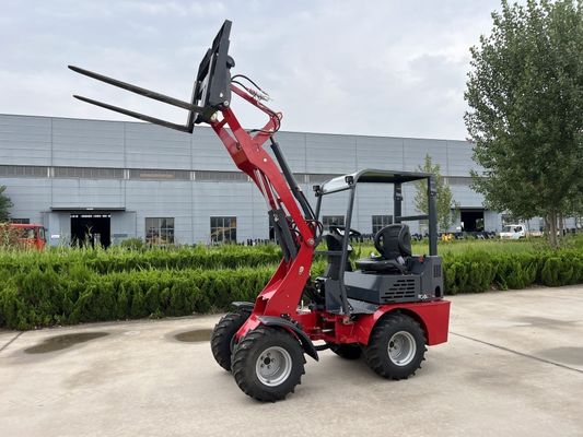 Fully Hydraulic Compact Mini Loader Machine Hydraulic Travel Lift 800kg Small Loader Mini Loader For Sale