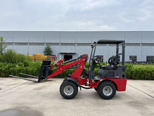 Fully Hydraulic Compact Mini Loader Machine Hydraulic Travel Lift 800kg Small Loader Mini Loader For Sale