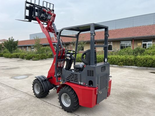 Fully Hydraulic Compact Mini Loader Machine Hydraulic Travel Lift 800kg Small Loader Mini Loader For Sale