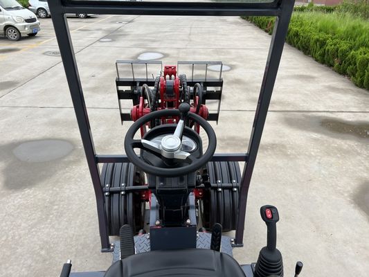 Fully Hydraulic Compact Mini Loader Machine Hydraulic Travel Lift 800kg Small Loader Mini Loader For Sale