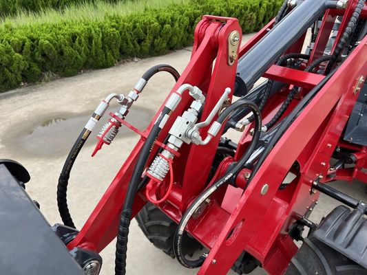 Fully Hydraulic Compact Mini Loader Machine Hydraulic Travel Lift 800kg Small Loader Mini Loader For Sale