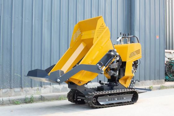 Compact Loader Machine 500Kg Hydraulic Small Crawler Truck Dumper Mini Dumper Truck