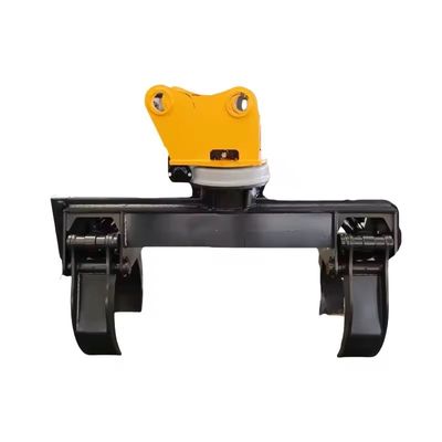 Wire Pole OEM Powerful Machine Excavator Attachments Electric Pole Excavator Rotating Pole Setter Grapple