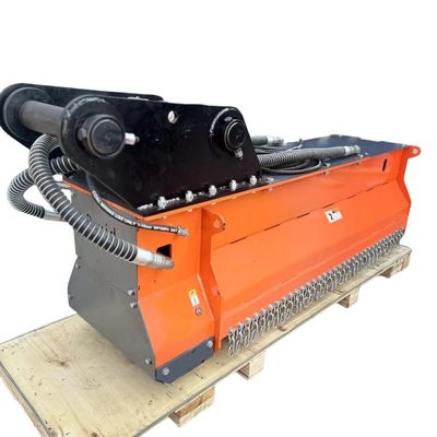 Tree Lawn Flail Mower Excavators Attachment For 12-15 Tons Excavator