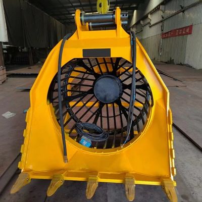 Rotary Screening Bucket Excavator Attachments Hydraulic Drum Screening Hopper Rotating Screening Bucket