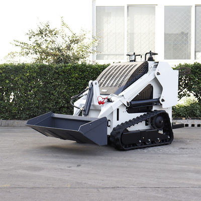 17.2kw Mini Loader Machine Disesel Crawler Micro Skid Steer Loader With Big Flow Hydraulic Valve