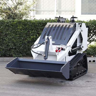 17.2kw Mini Loader Machine Disesel Crawler Micro Skid Steer Loader With Big Flow Hydraulic Valve