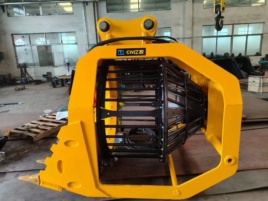 Excavator Attachments  Hydraulic Drum Screening Hopper Excavator Rotating Screening Bucket Water Screen Bucket